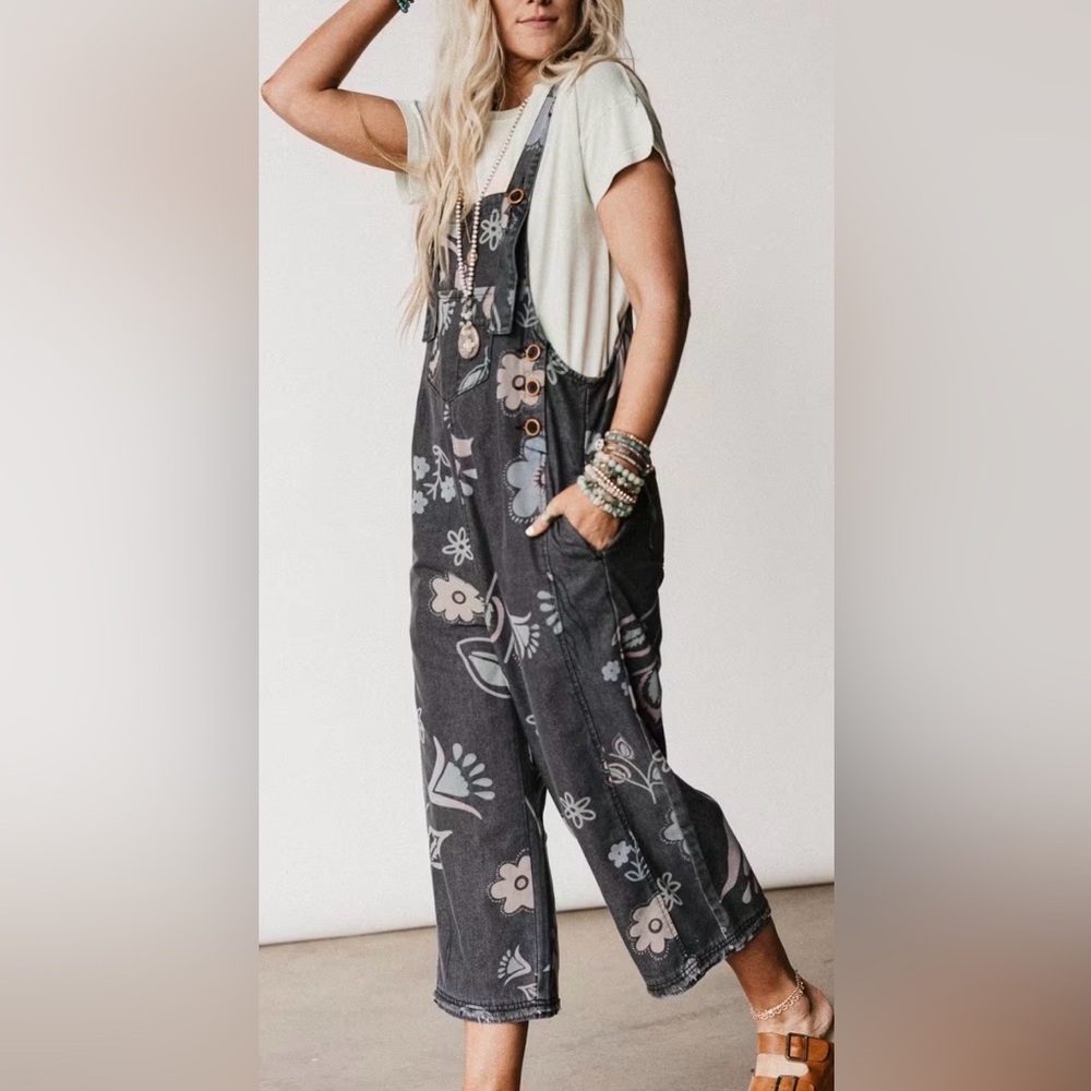 High Hopes Slouchy Pocket
Denim Overalls🌟